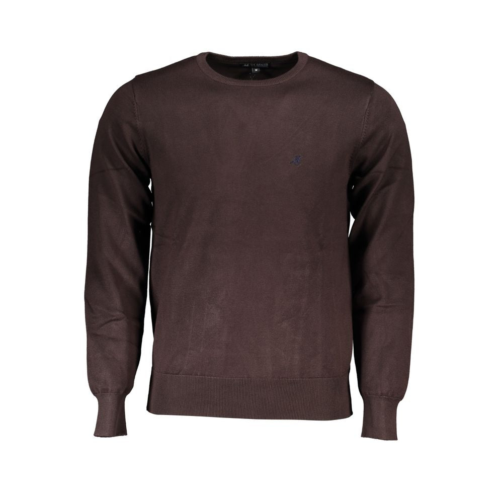 U.S. Grand Polo Brown Nylon Sweater