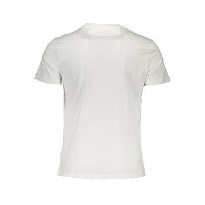 La Martina White Cotton Men T-Shirt