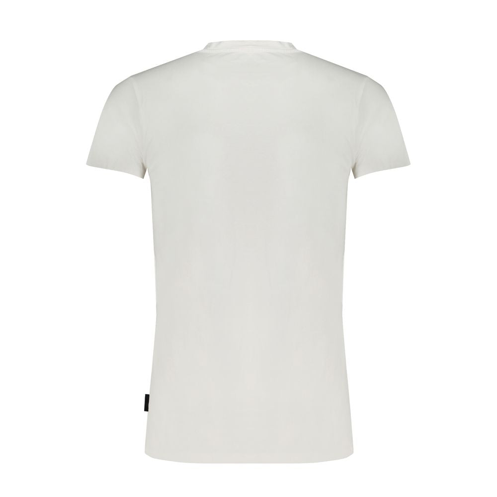 Gaudi White Cotton T-Shirt