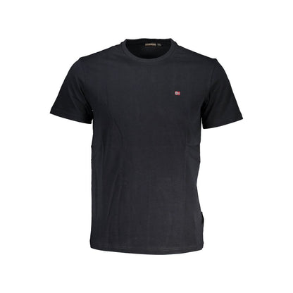 Napapijri Black Cotton Men T-Shirt