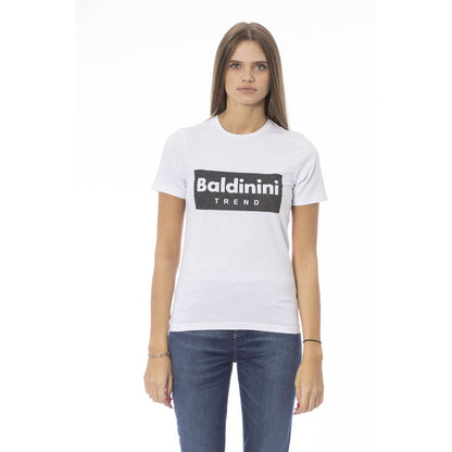 Baldinini Trend White Cotton Women T-Shirt