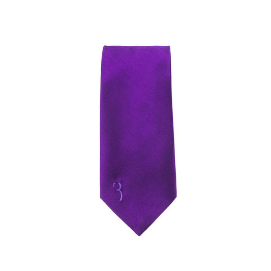 Billionaire Italian Couture Purple Sisal Men Tie