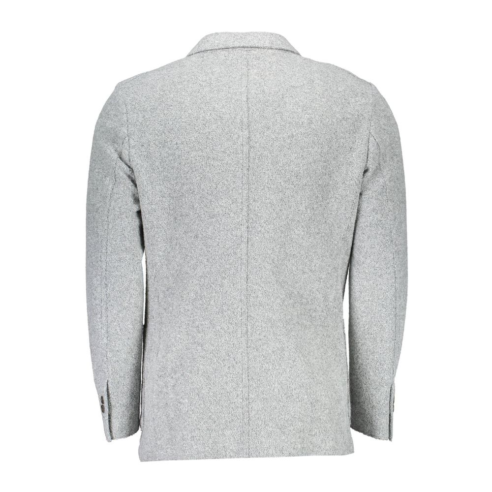 Gant Elegant Gray Long Sleeve Classic Jacket