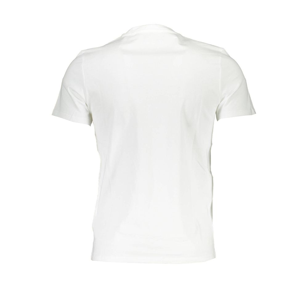 Guess Jeans White Cotton Men T-Shirt