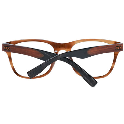 Ermenegildo Zegna Brown Men Optical Frames