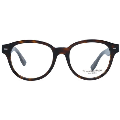 Ermenegildo Zegna Brown Men Optical Frames