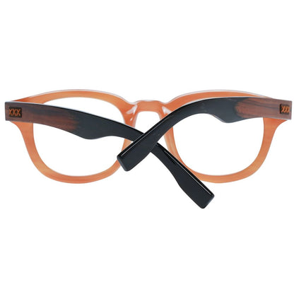 Ermenegildo Zegna Brown Men Optical Frames