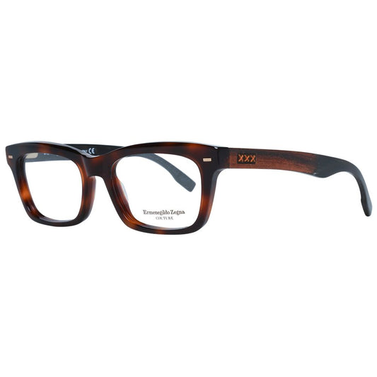 Ermenegildo Zegna Brown Men Optical Frames