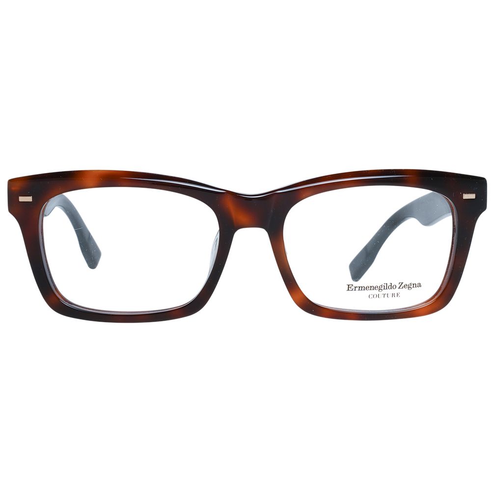 Ermenegildo Zegna Brown Men Optical Frames