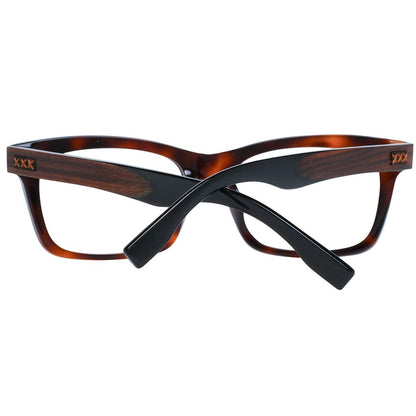 Ermenegildo Zegna Brown Men Optical Frames