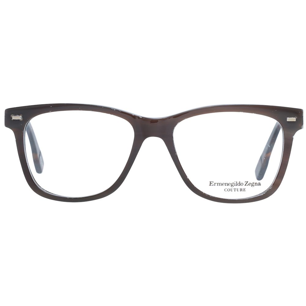 Ermenegildo Zegna Brown Men Optical Frames