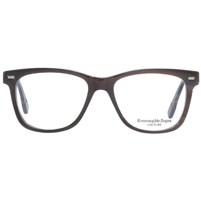 Ermenegildo Zegna Brown Men Optical Frames