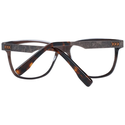 Ermenegildo Zegna Brown Men Optical Frames