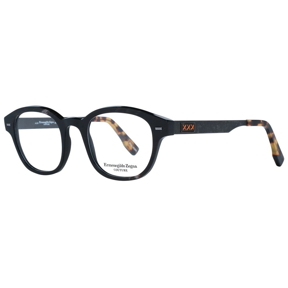 Ermenegildo Zegna Brown Men Optical Frames