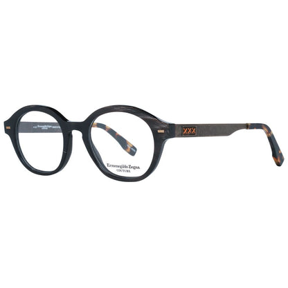 Ermenegildo Zegna Brown Men Optical Frames