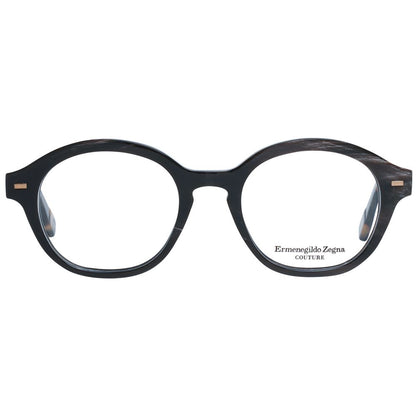 Ermenegildo Zegna Brown Men Optical Frames