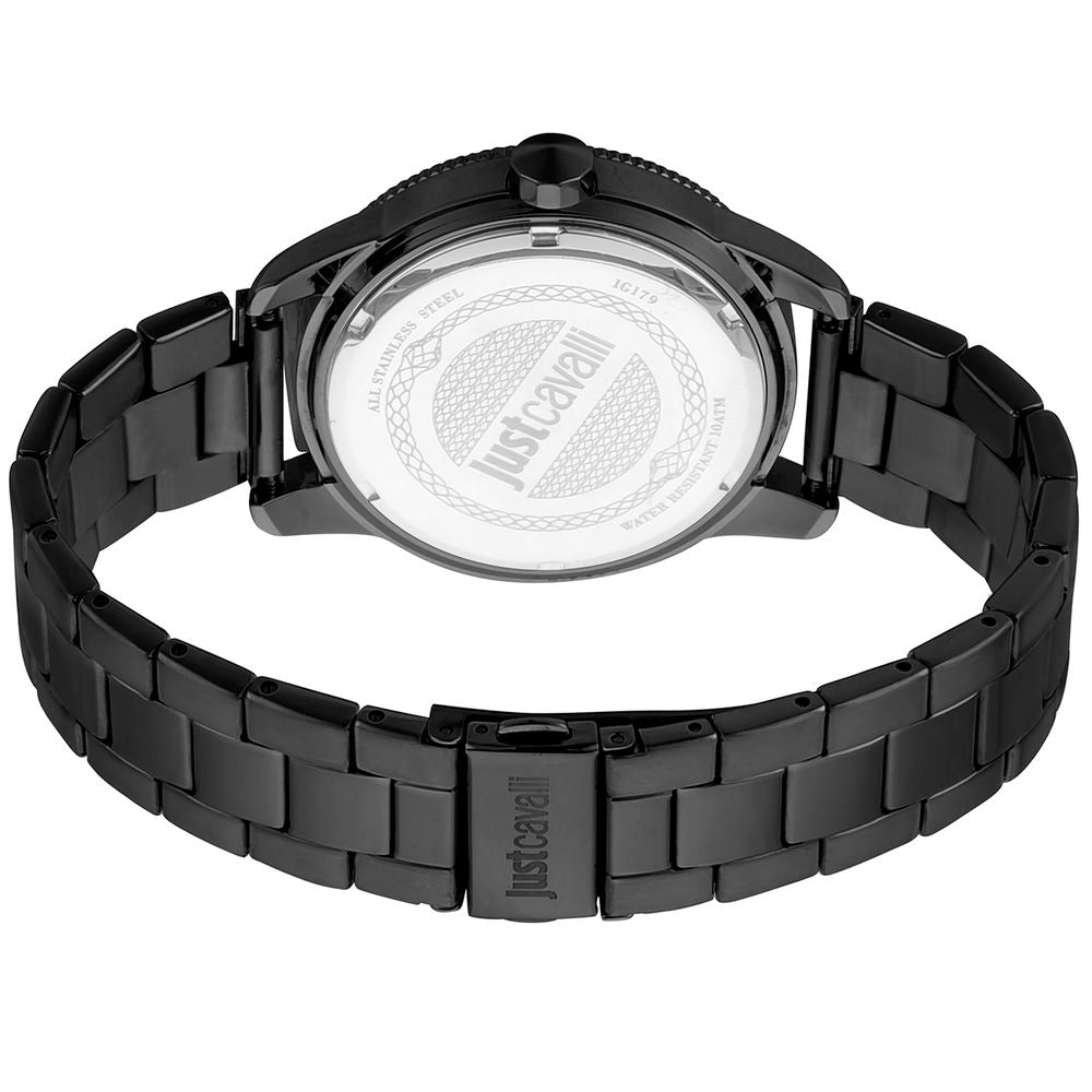 Just Cavalli Black Men Watch