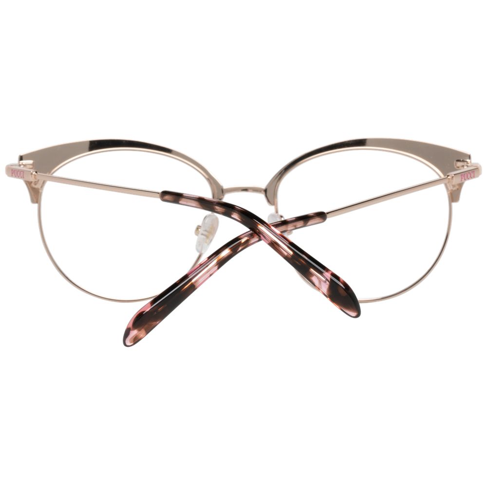 Emilio Pucci Gold Women Optical Frames