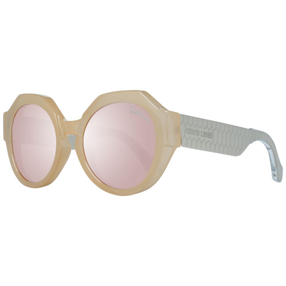 Roberto Cavalli Cream Women Sunglasses