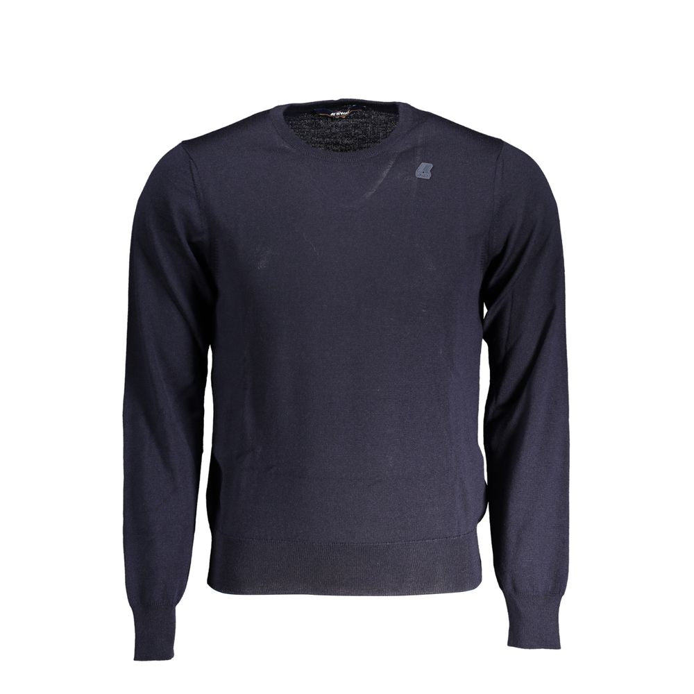 K-WAY Blue Wool Sweater