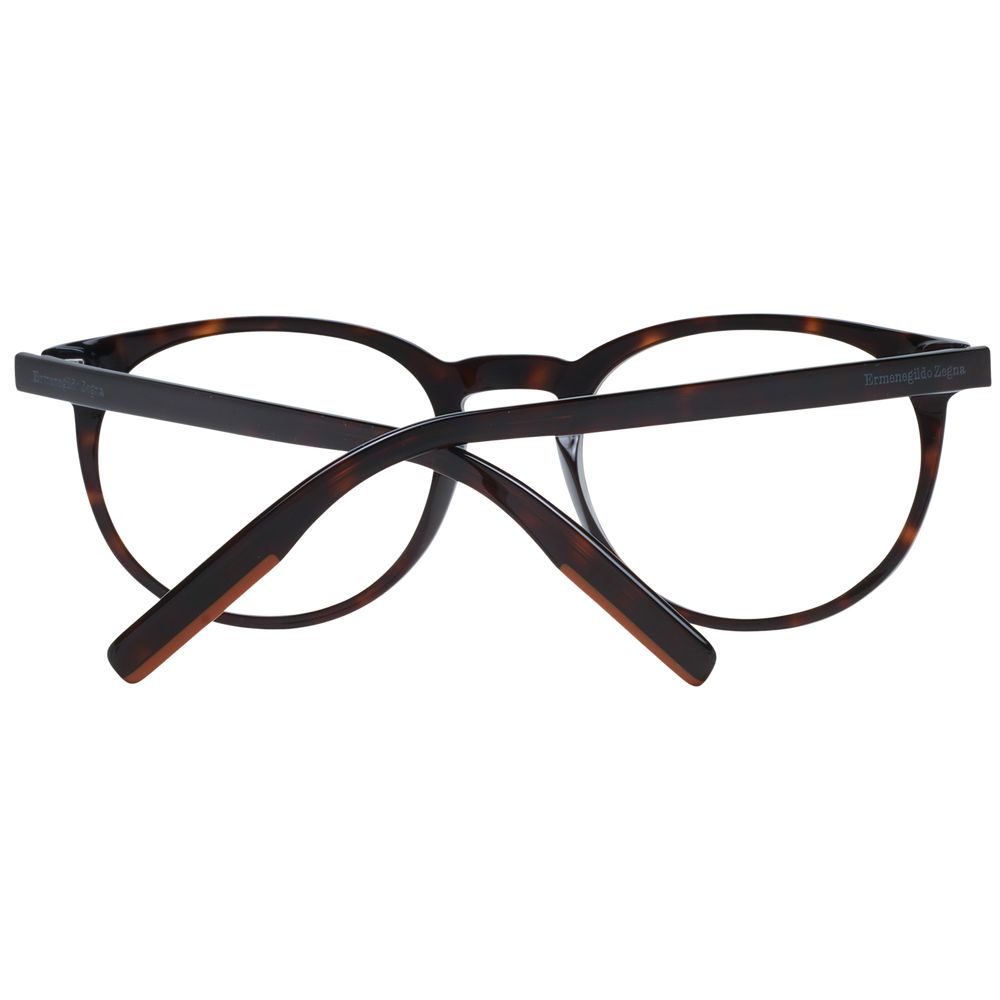 Ermenegildo Zegna Brown Men Optical Frames