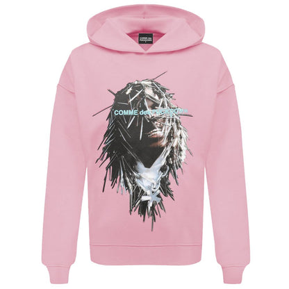 Comme Des Fuckdown Pink Cotton Sweater