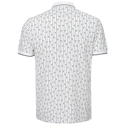 Dolce & Gabbana White Cotton Polo Shirt