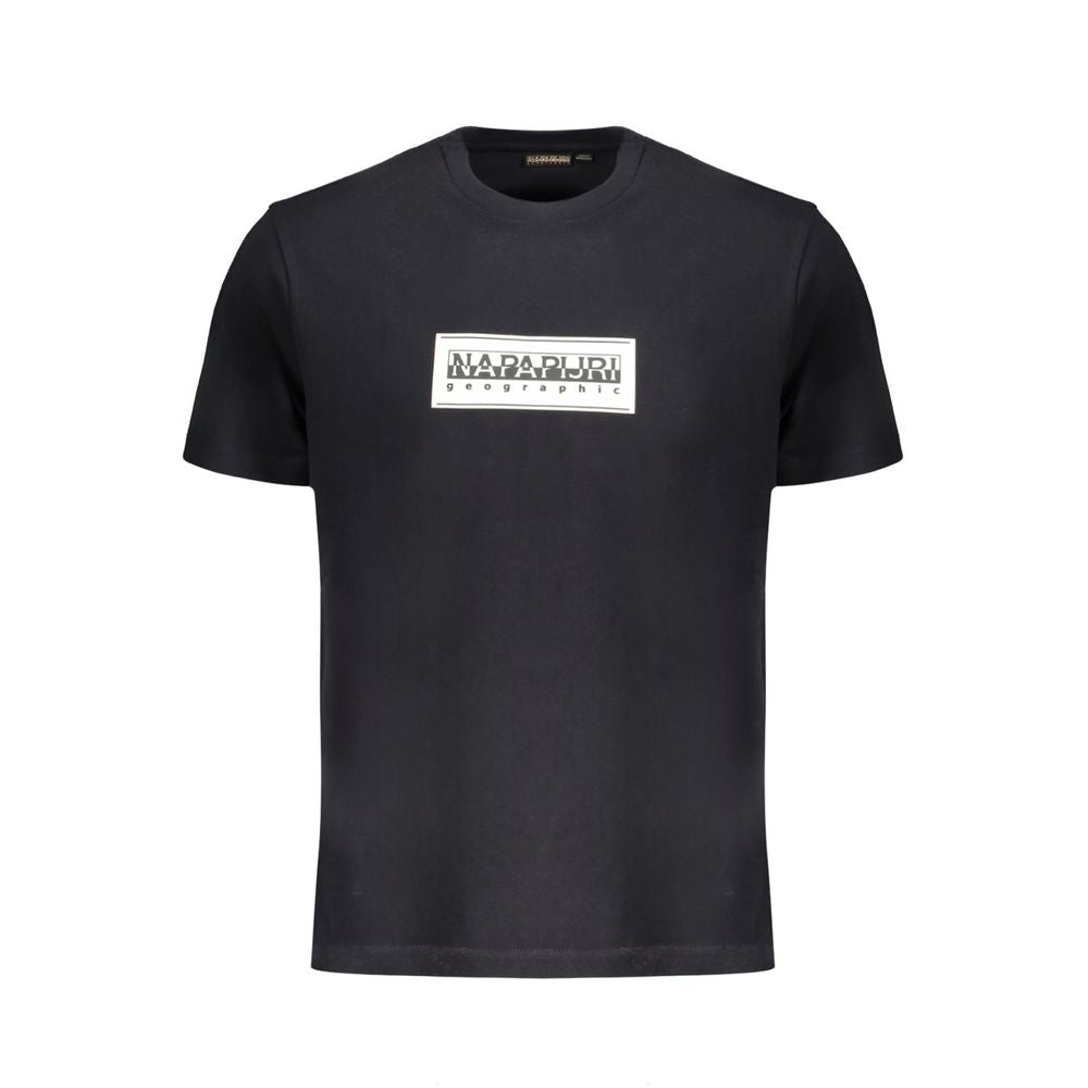 Napapijri Black Cotton T-Shirt