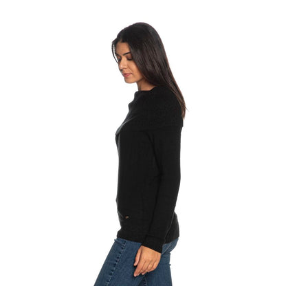 Yes Zee Black Viscose Sweater