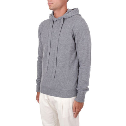 Alpha Studio Gray Wool Vergine Sweater