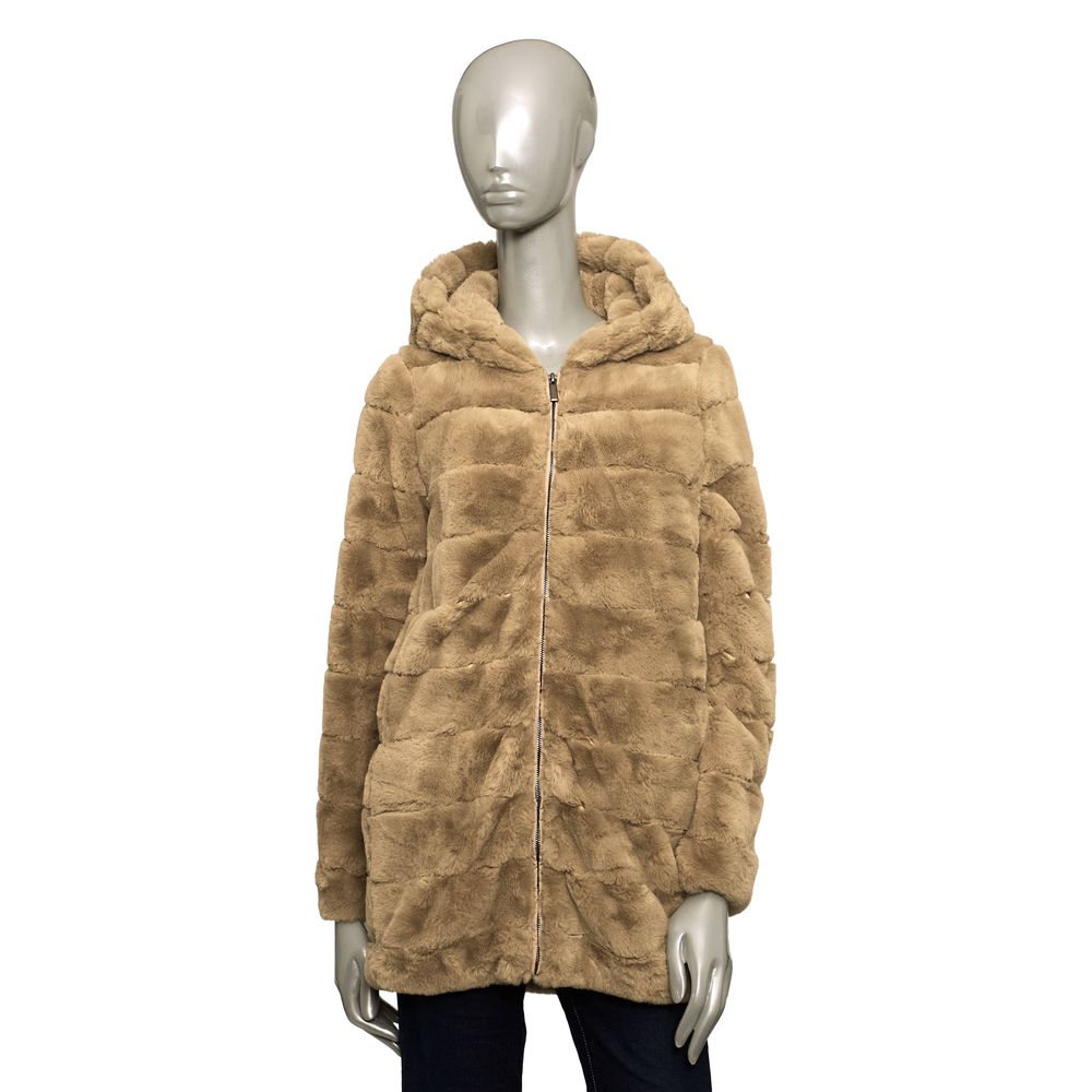 Baldinini Trend Beige Polyester Women Coat