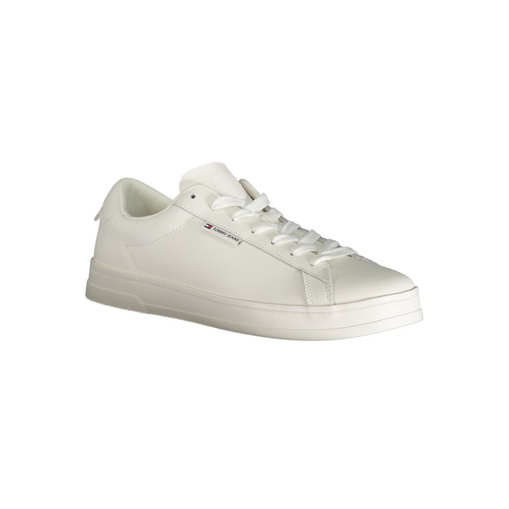 Tommy Hilfiger White Polyester Sneaker