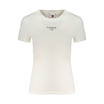 Tommy Hilfiger White Cotton Tops & T-Shirt