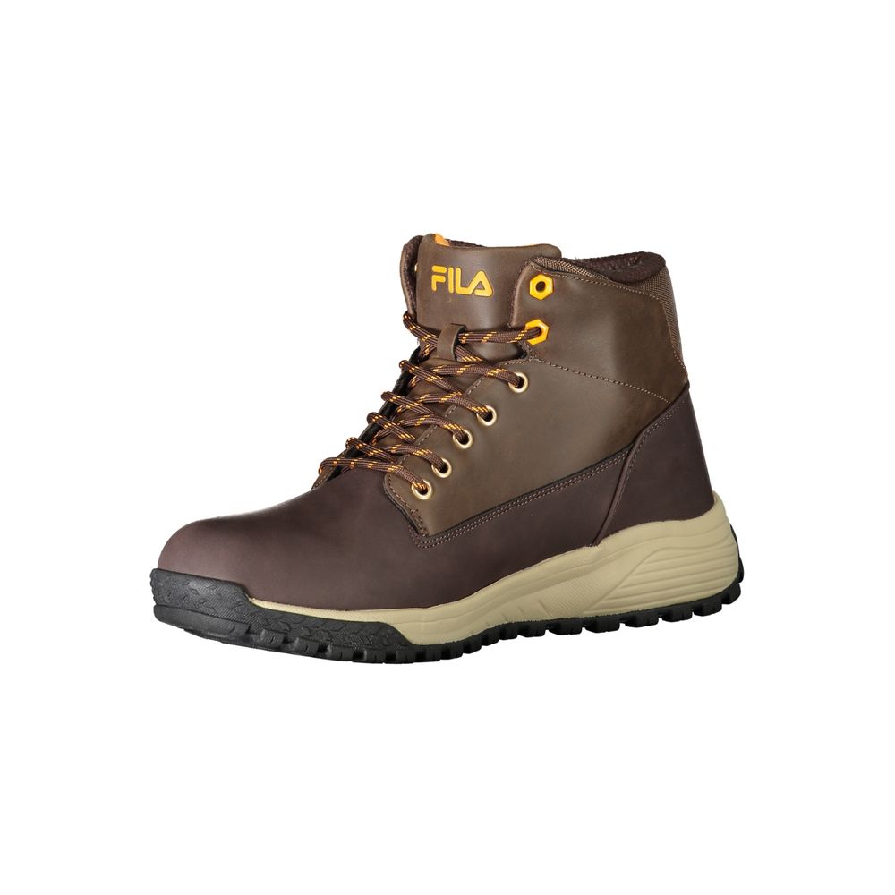 Fila Brown Polyester Men Boot