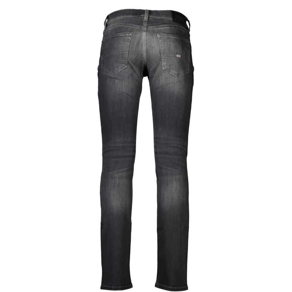 Tommy Hilfiger Black Cotton Jeans & Pant