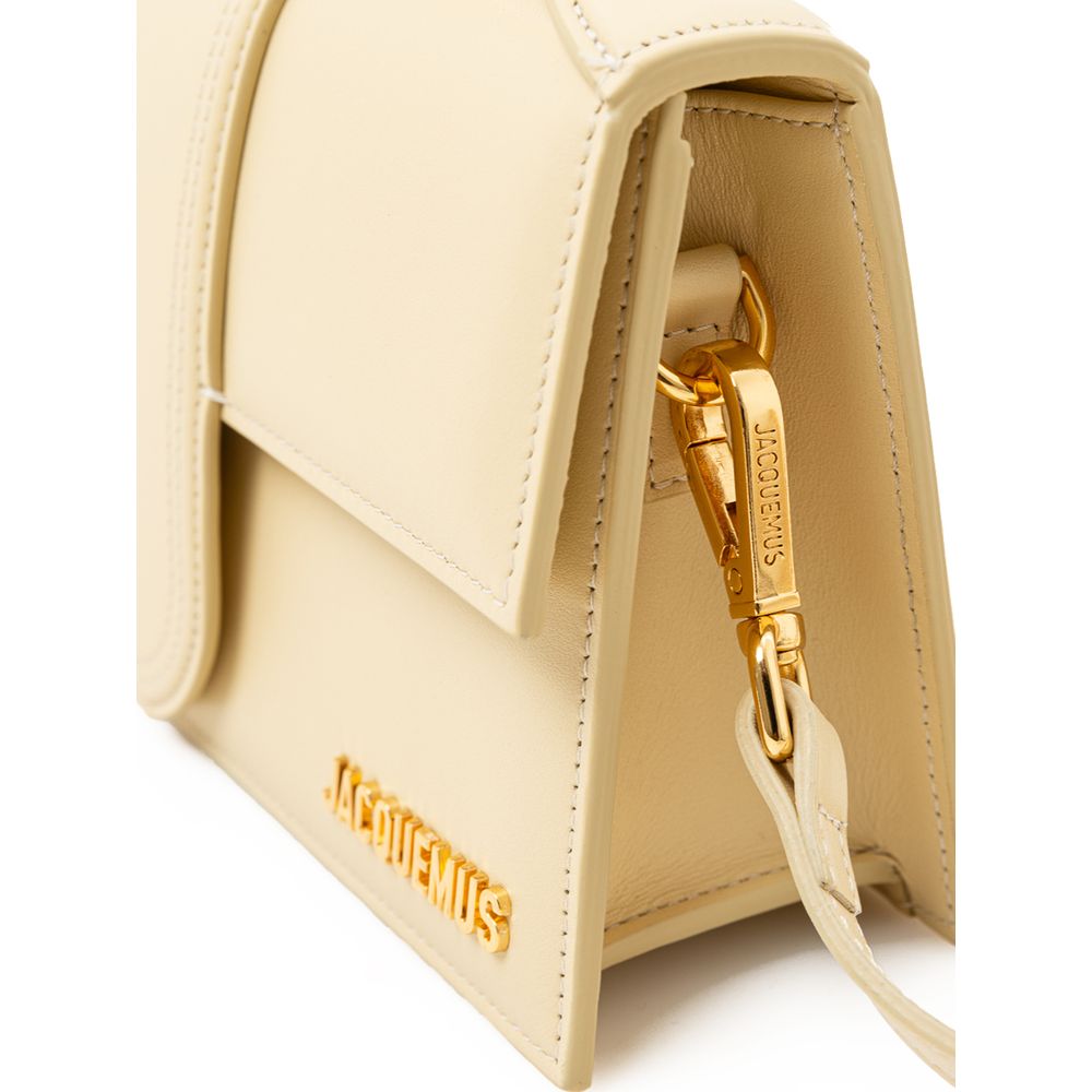 Jacquemus Yellow Leather Shoulder Bag