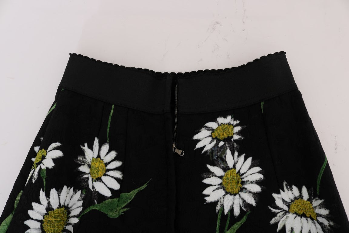 Dolce & Gabbana Embellished A-Line Mid-Calf Skirt