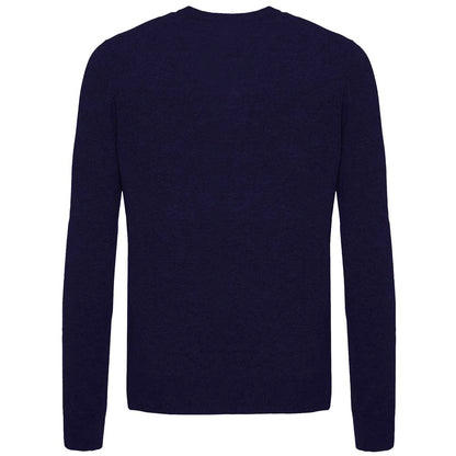 Malo Blue Wool Sweater