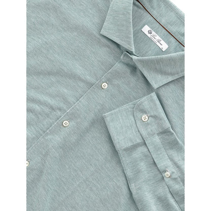 Loro Piana Light Blue Cotton Shirt