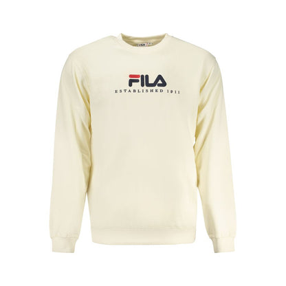 Fila Beige Cotton Men Sweater