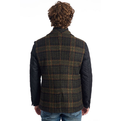 Roberto Pepe Luxury Brown Wool Men Jacket