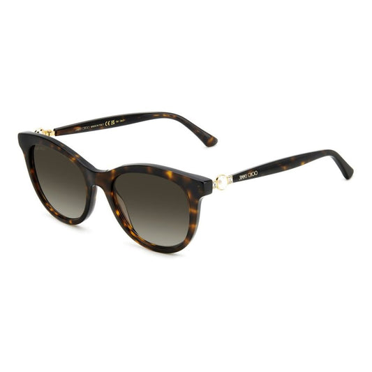 Jimmy Choo Brown Acetate Sunglasses