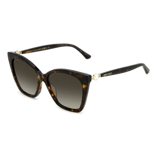 Jimmy Choo Brown Acetate Sunglasses