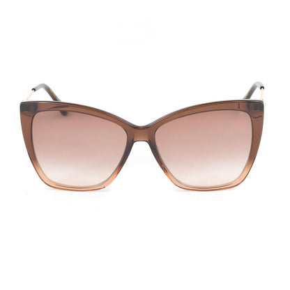 Jimmy Choo Brown Metal Sunglasses