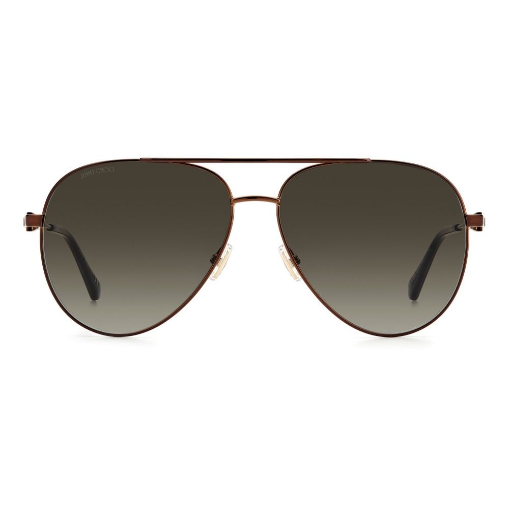 Jimmy Choo Brown Metal Sunglasses