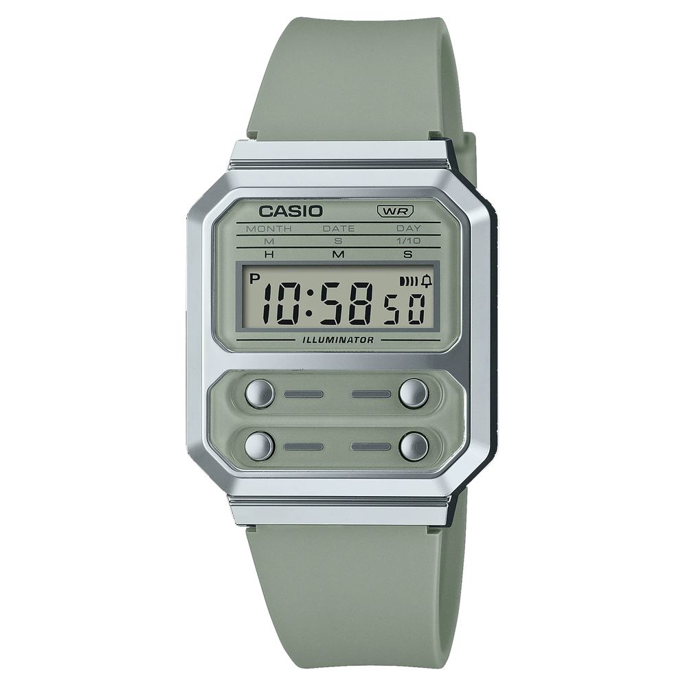 Casio Green Silicone Watch