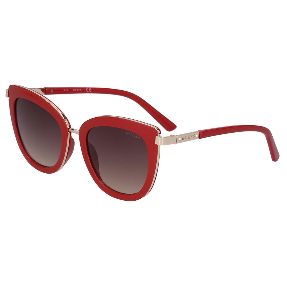 Guess Red Resin Sunglasses