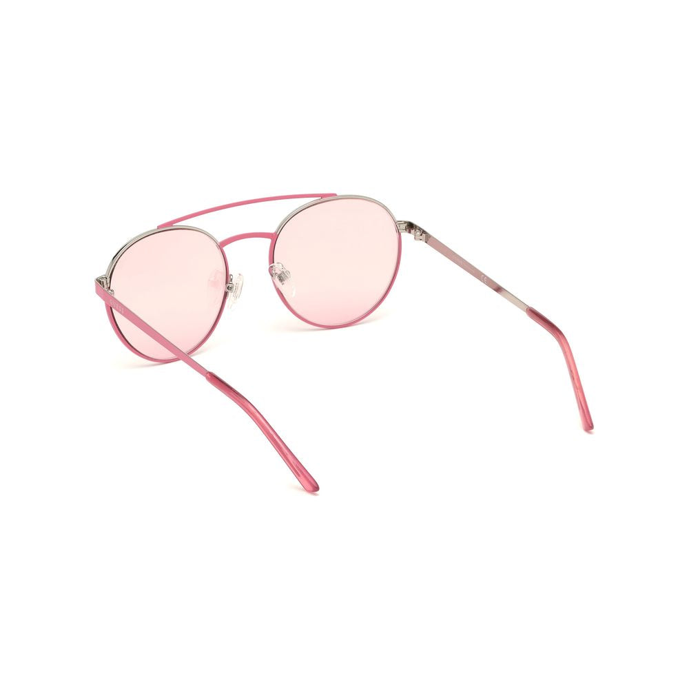 Guess Pink Metal Sunglasses