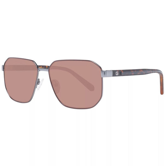 Guess Gray Metal Sunglasses