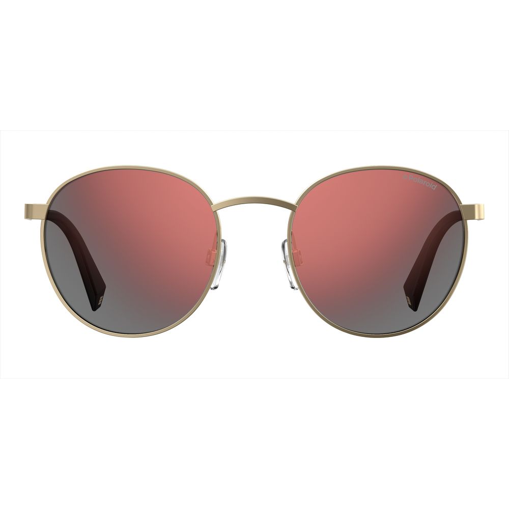 Polaroid Gold Metal Sunglasses